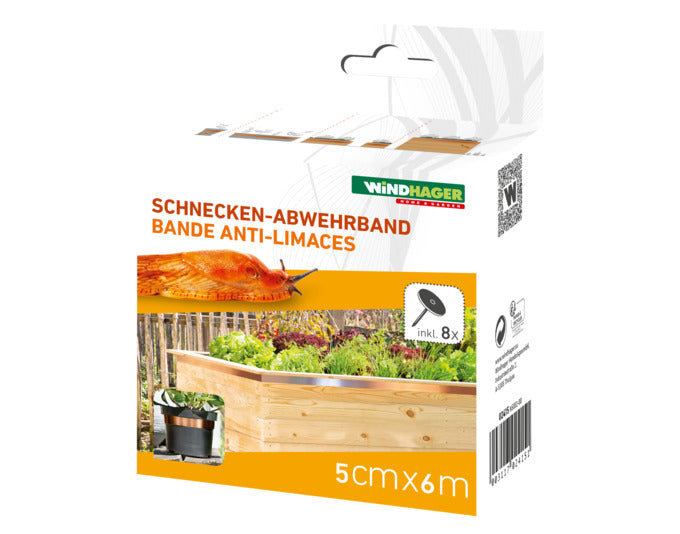 WINDHAGER Schneckenabwehrband 0.5x6 m in präsentiert im Onlineshop von KAQTU Design AG. Insektenabwehr ist von WINDHAGER