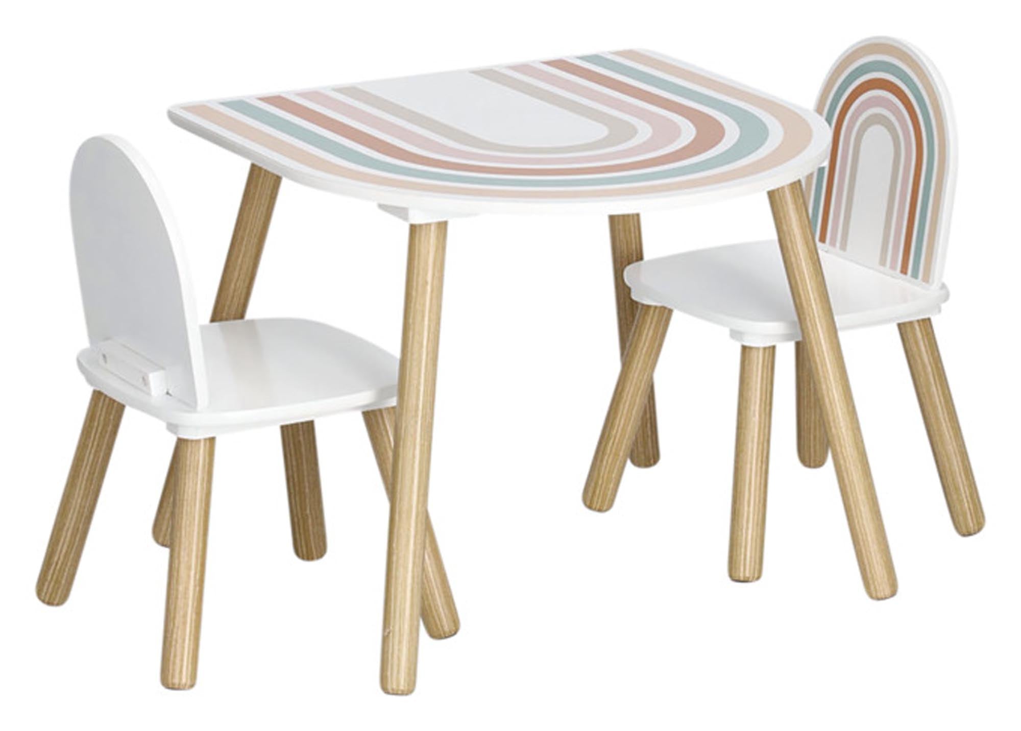 Entdecken Sie die ZELLER Sitzgarnitur Rainbow für Kinder – eine 3-teilige, farbenfrohe Garnitur aus robustem Kunststoff, ideal für Spielzimmer und Garten.