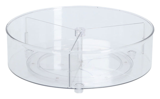 ZELLER Dreh-Organizer transparent ø 23x9 cm in präsentiert im Onlineshop von KAQTU Design AG. Haushaltshilfen ist von ZELLER PRESENT