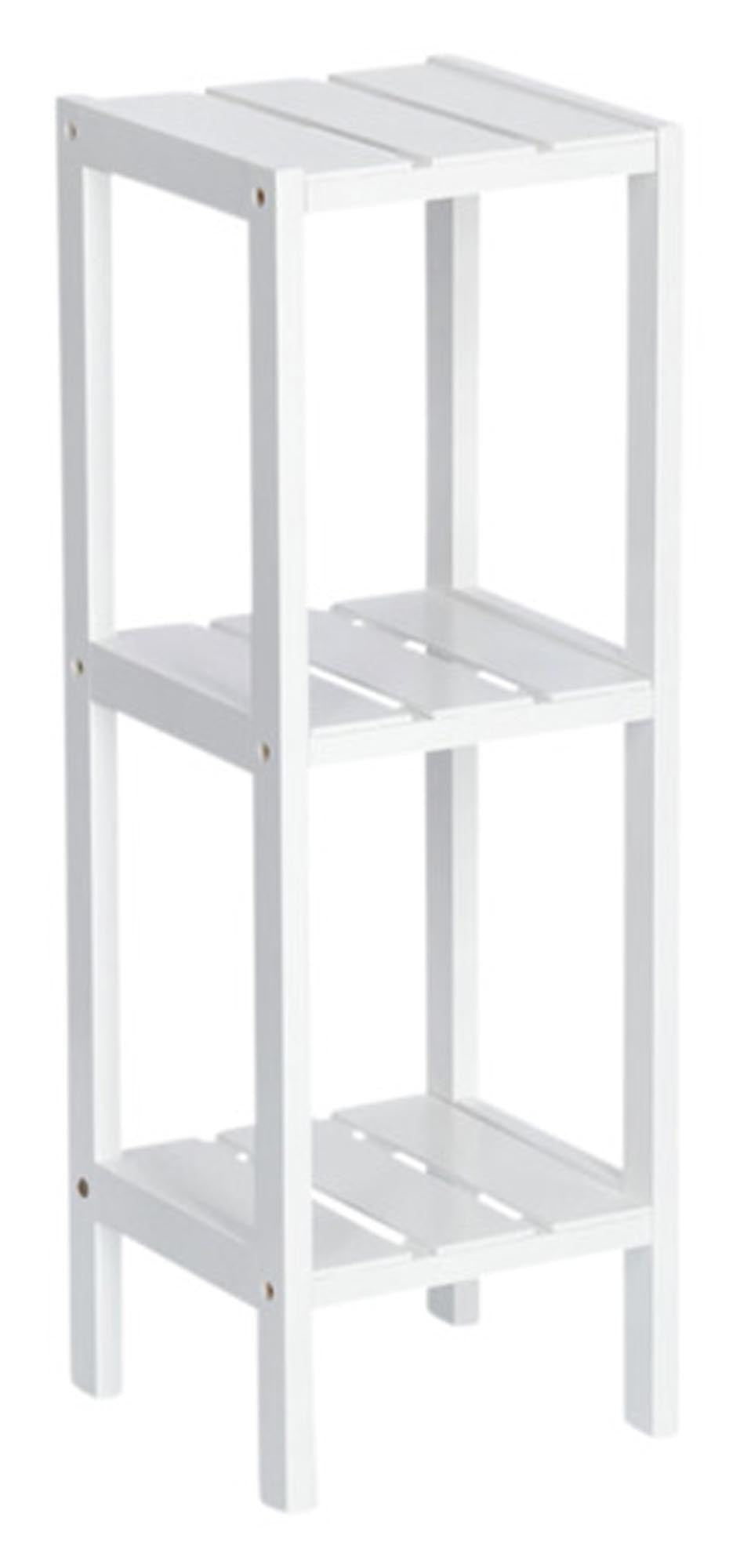 Entdecken Sie das ZELLER Standregal mit 3 Ablagen in Weiß (22x22x65 cm) – ideal für Bücher, Deko und Stauraum. Stilvoll und funktional!