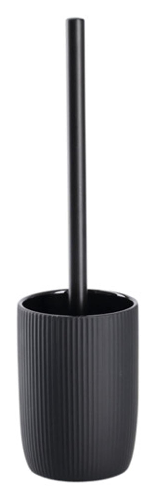 Entdecken Sie die stilvolle ZELLER WC-Bürstengarnitur aus Keramik in Schwarz. Platzsparend, langlebig und leicht zu reinigen – die perfekte Wahl für Ihr Badezimmer!