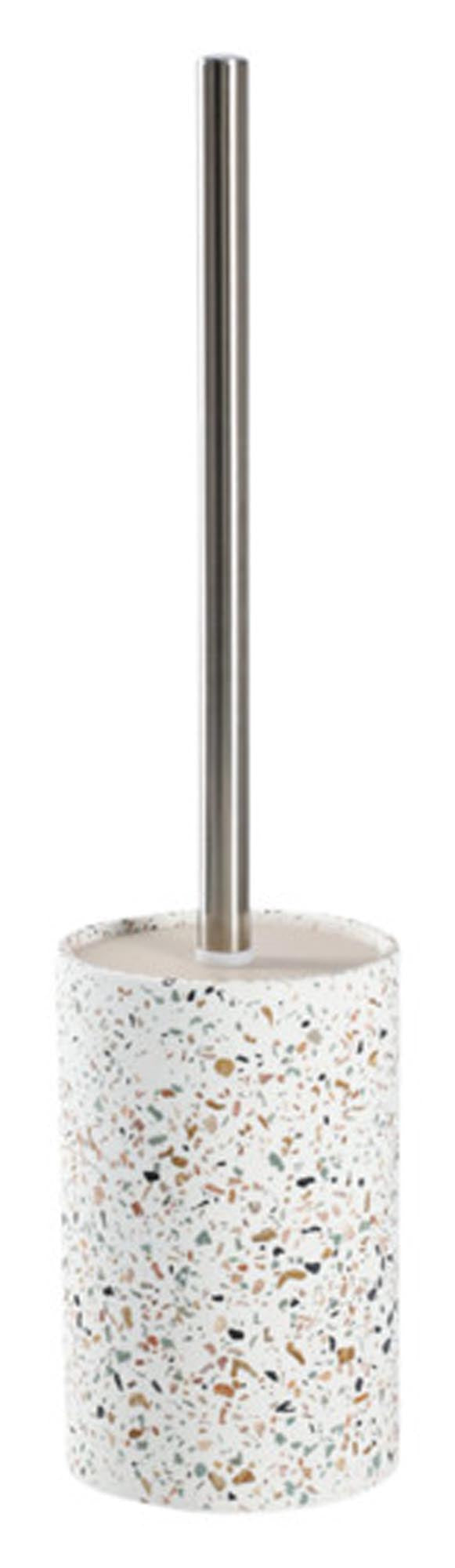 Entdecken Sie die stilvolle ZELLER WC-Bürstengarnitur Terrazzo (ø 10,3x42 cm) – langlebig, pflegeleicht und ein eleganter Akzent für Ihr Badezimmer.