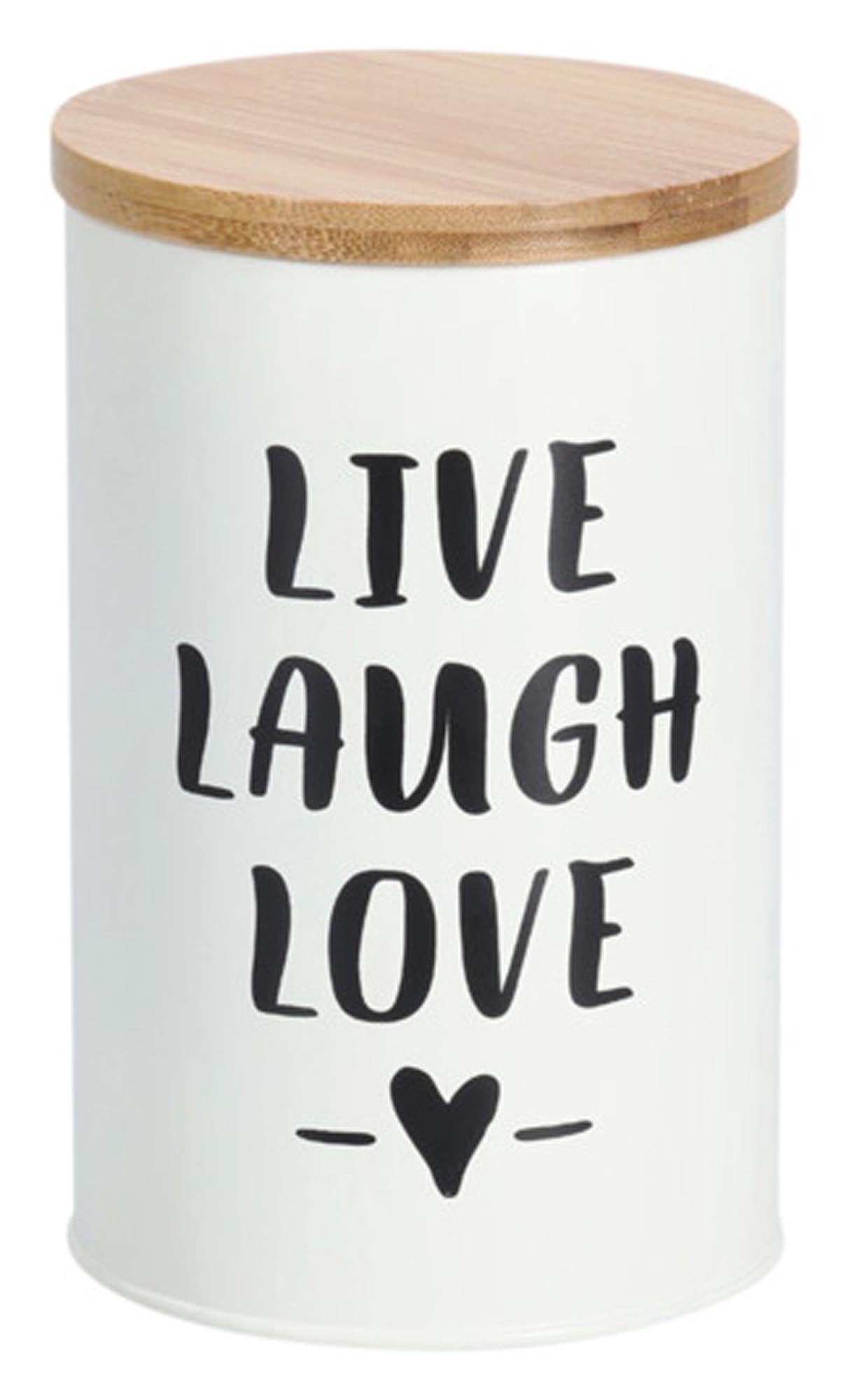 Die ZELLER Vorratsdose "Live" mit Bambusdeckel (1 l) vereint modernes Design und Funktionalität. Ideal zur Aufbewahrung von Lebensmitteln und mehr.