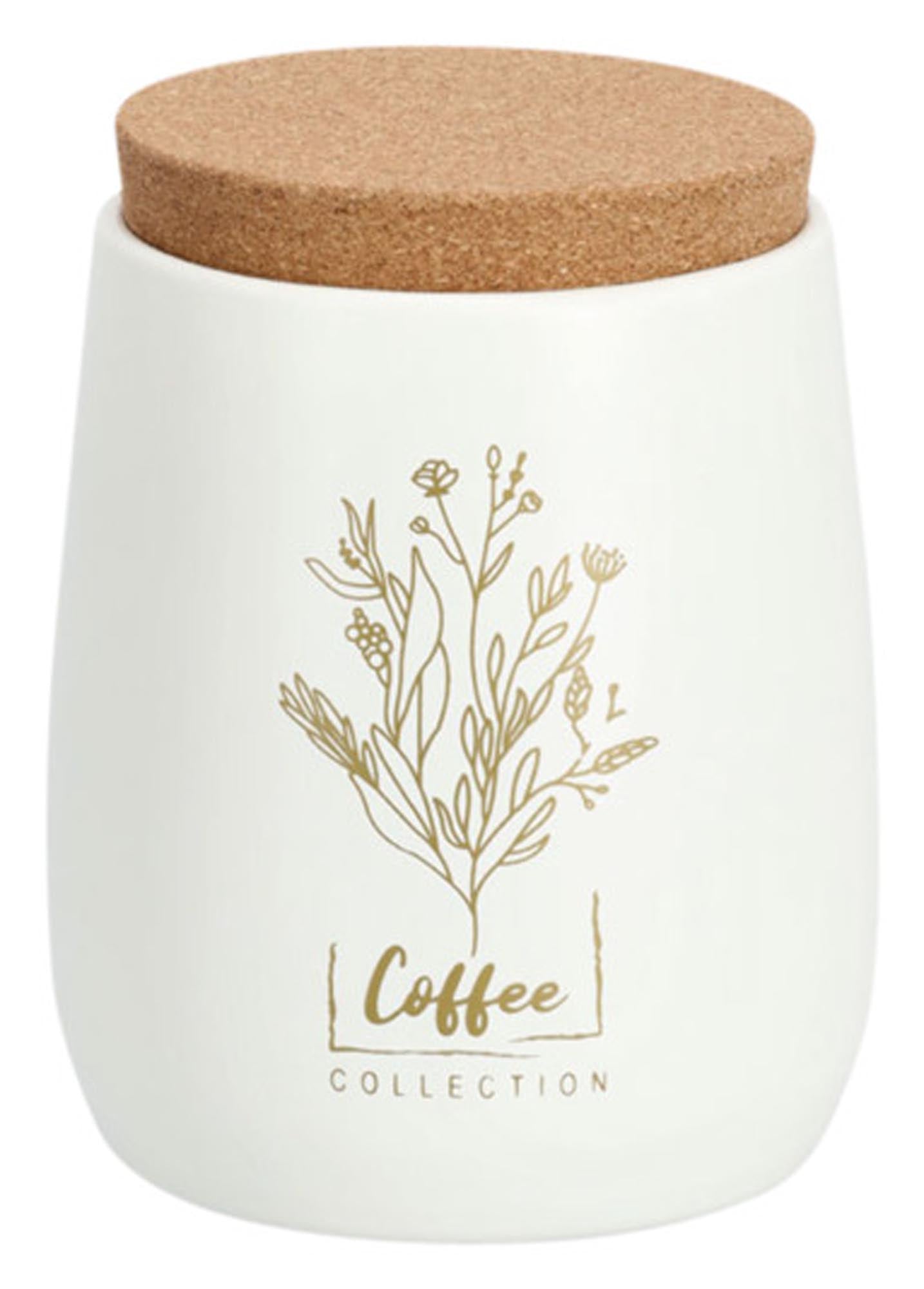 Entdecken Sie die ZELLER Vorratsdose Coffee mit Korkdeckel (750 ml) – stilvoll, luftdicht und ideal für Kaffeebohnen. Perfekte Küchenorganisation!