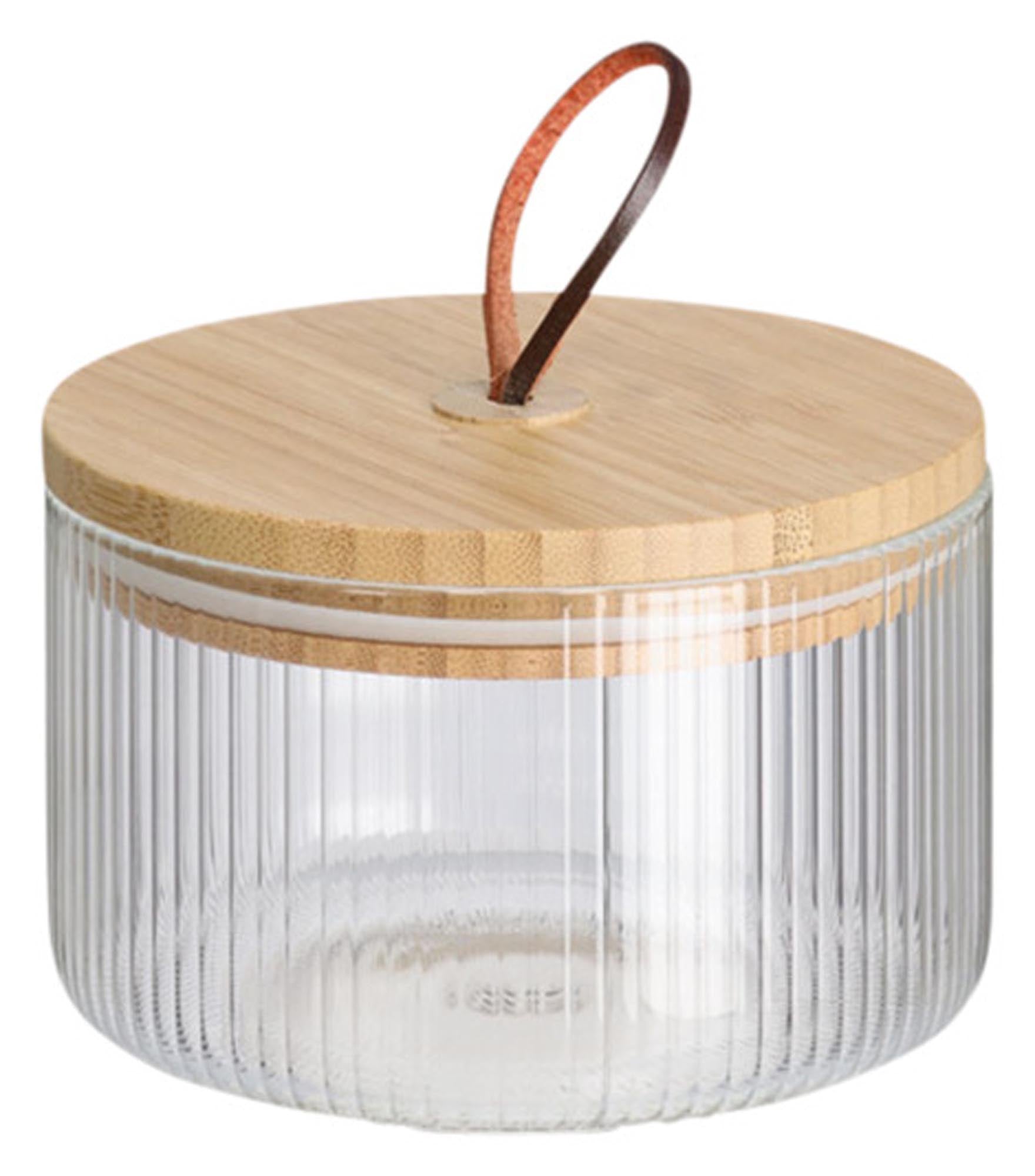 Entdecken Sie das ZELLER Vorratsglas Rillen mit Bambusdeckel (520 ml) – stilvoll, umweltfreundlich und ideal für Ihre Küchenorganisation.