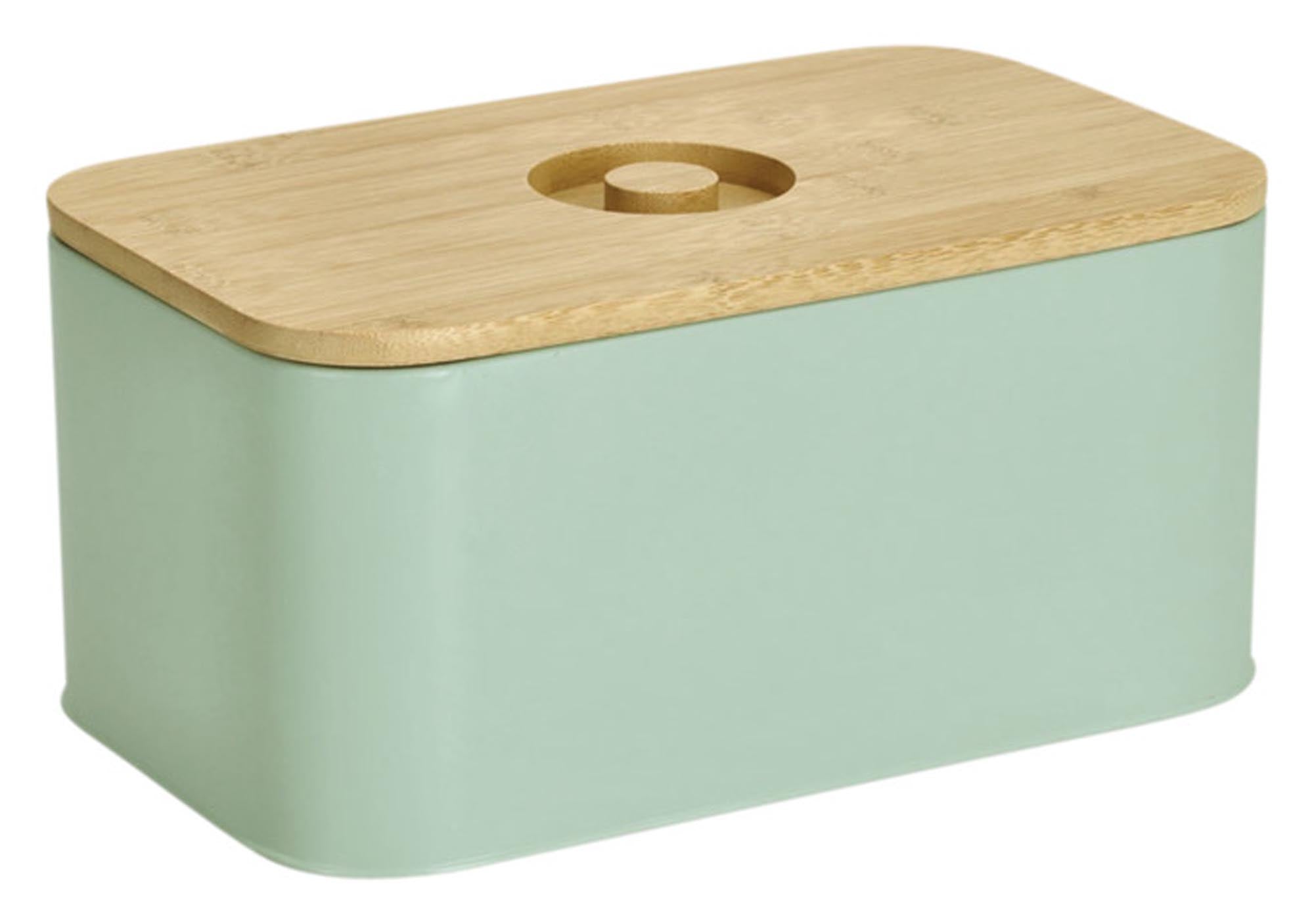 Entdecken Sie den ZELLER Brotkasten mit Bambusdeckel (30x18x14 cm) – stilvoll, nachhaltig und ideal für frisches Brot und Backwaren.