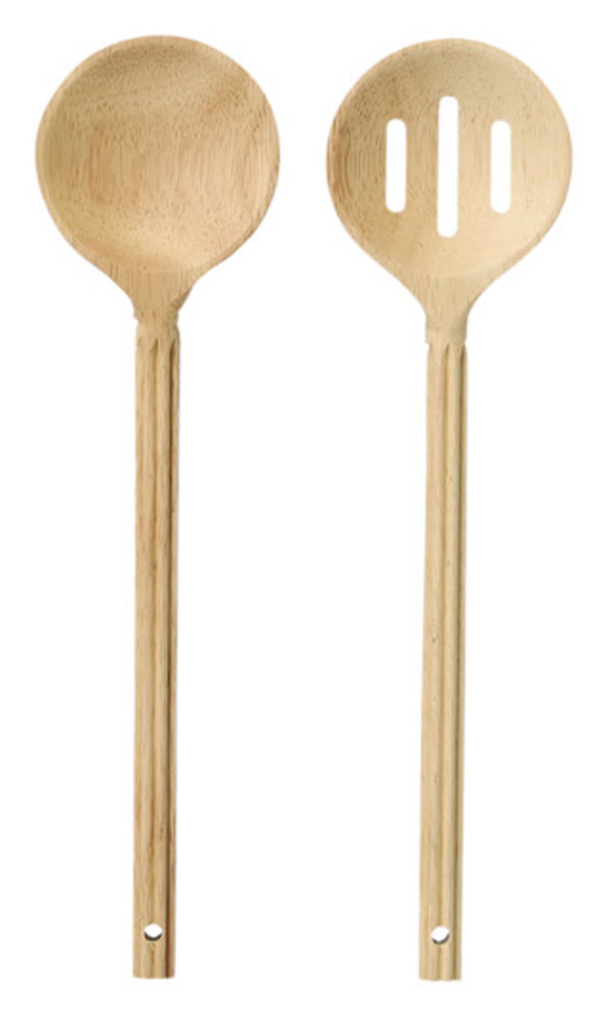 Entdecken Sie das ZELLER Salatbesteck Stripes aus Gummibaum – robust, pflegeleicht und ergonomisch. Ideal für Salate und stilvolle Tischdekoration.