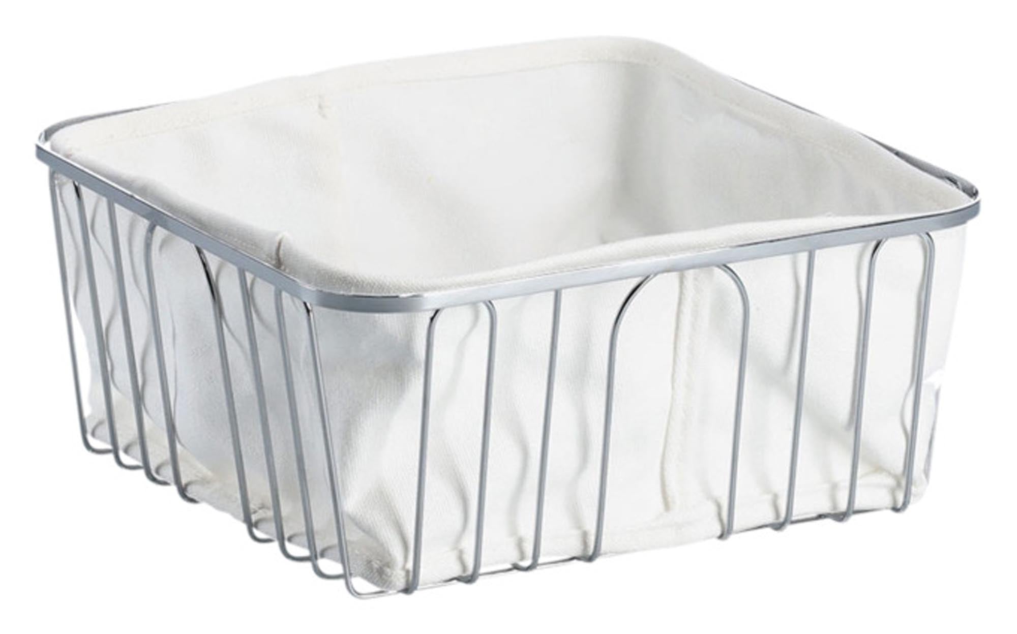 Entdecken Sie den ZELLER Brotkorb mit Beutel (25x25x11 cm) – stilvoll, praktisch und ideal für frisches Brot und Brötchen. Hochwertige Verarbeitung und zeitloses Design.