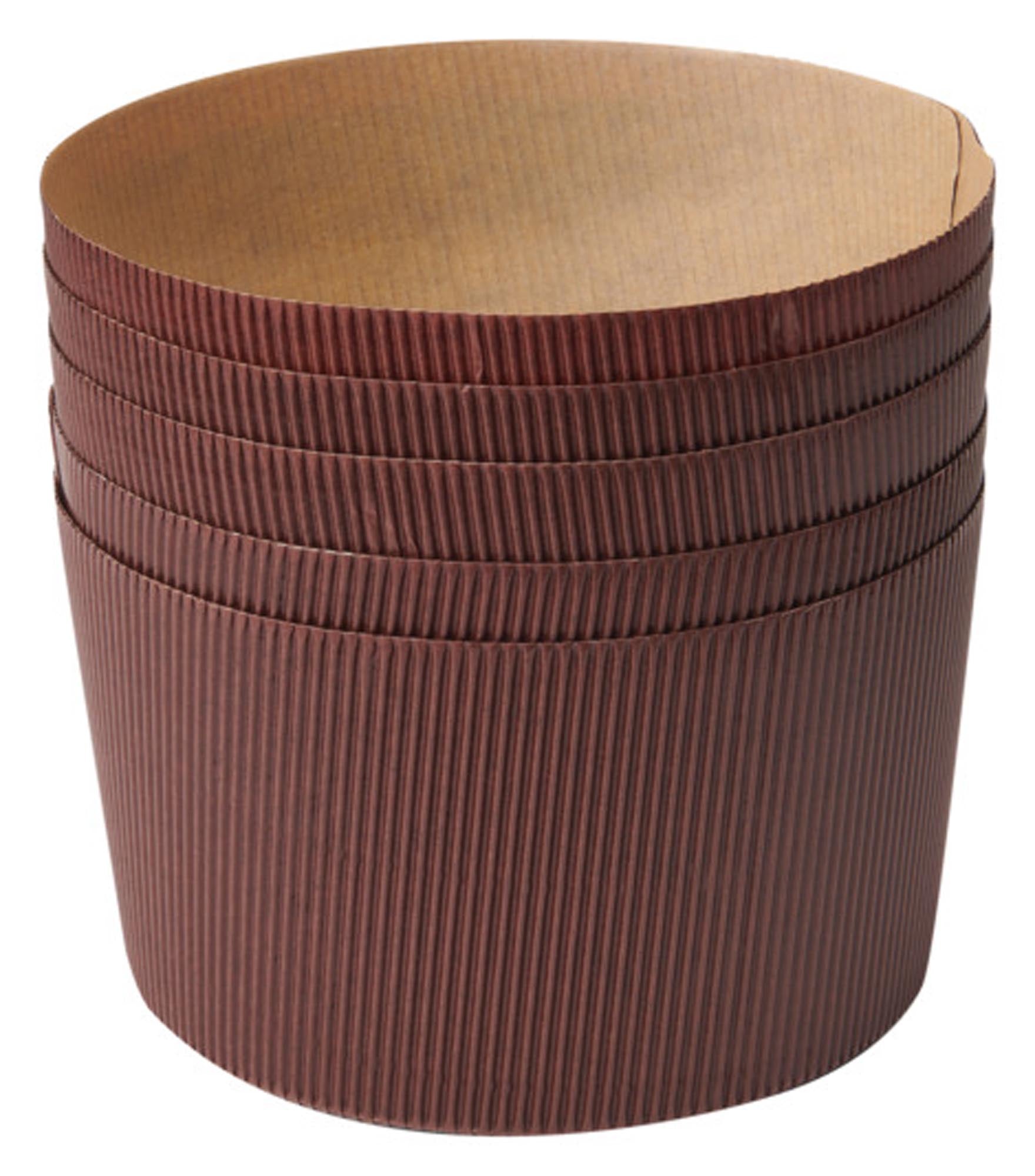 Entdecken Sie die PATISSE Panettone Papierförmchen (5 Stk, Ø 13x9 cm) – ideal für perfektes Panettone-Backen, umweltfreundlich und praktisch!