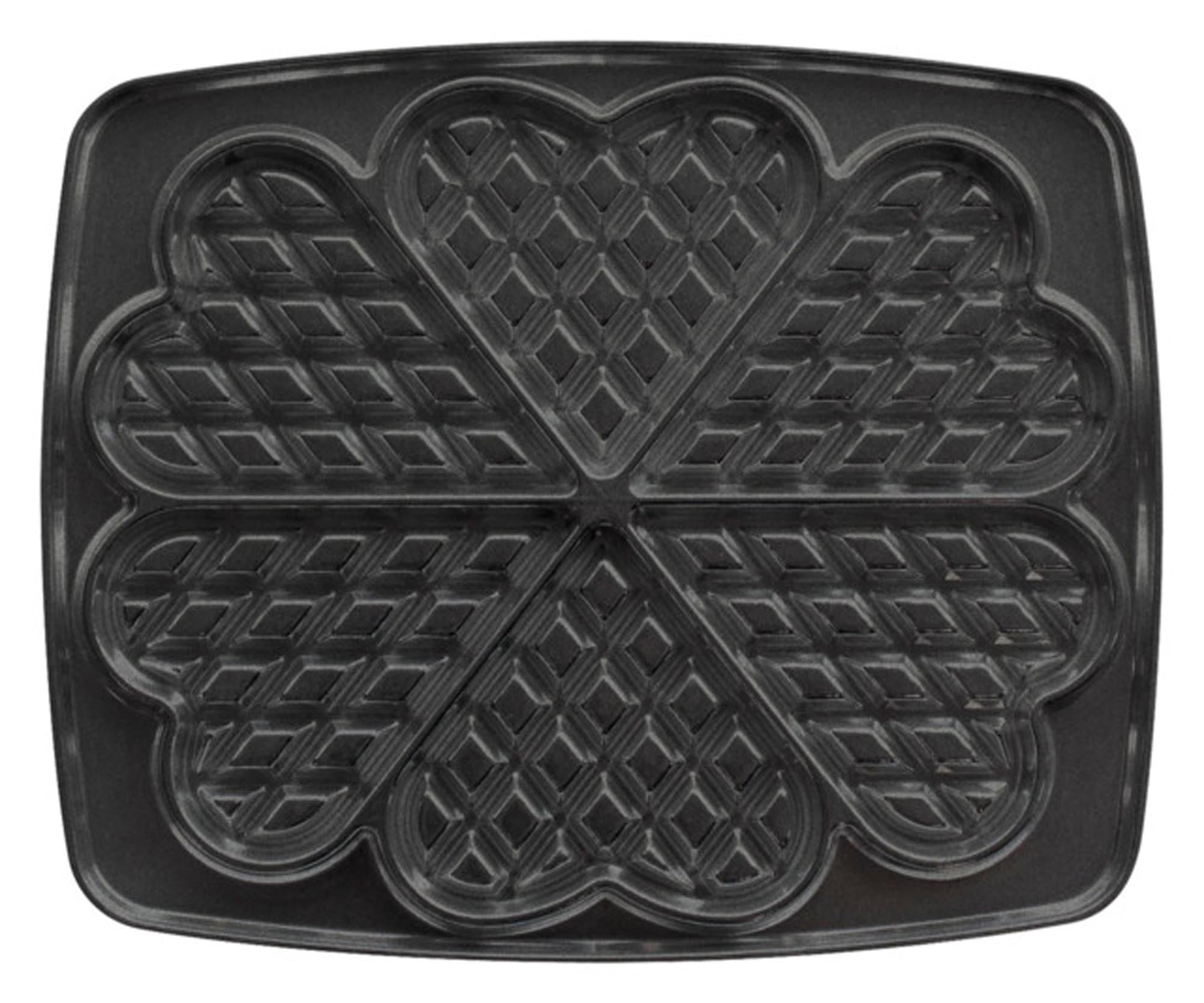 Entdecken Sie die LAGRANGE Wechselplatten Herzwaffeln für Super-2: Hochwertige, antihaftbeschichtete Platten für kreative Waffelvariationen!