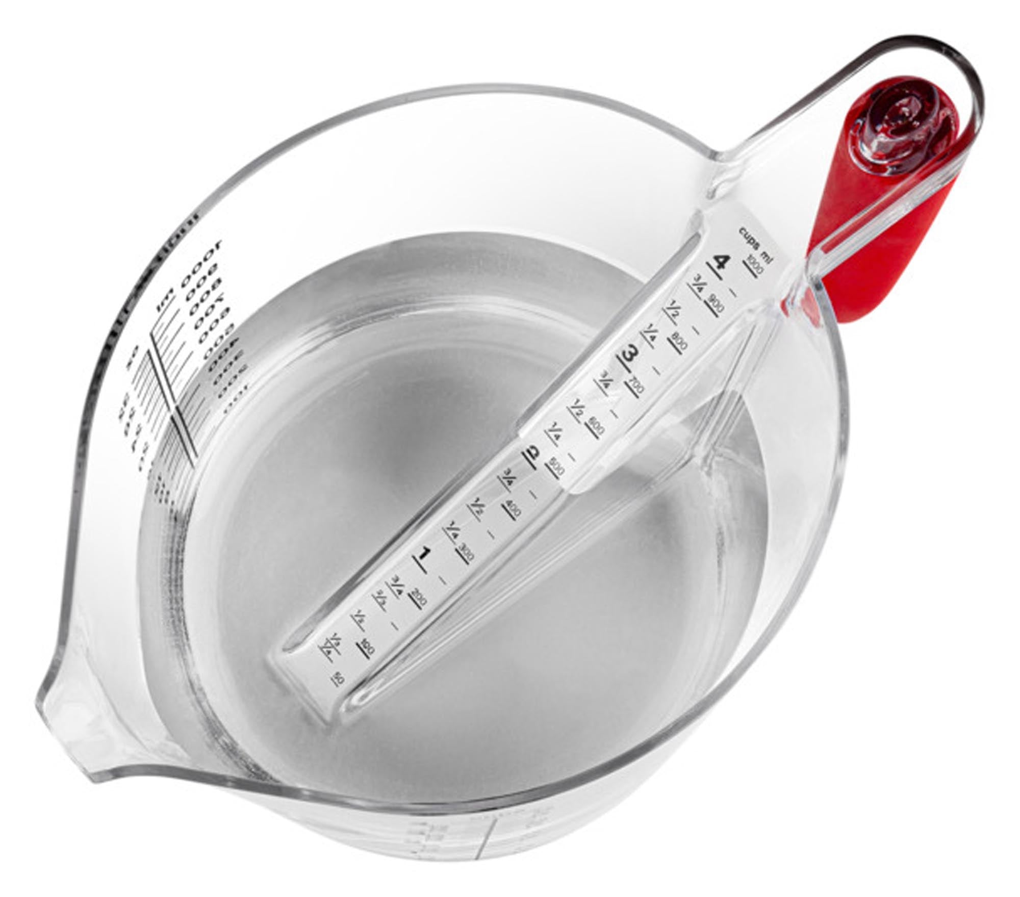 Präziser 1L Messbecher von MOHA: BPA-frei, klare Skala, ergonomisch, ideal für Kochen & Backen.