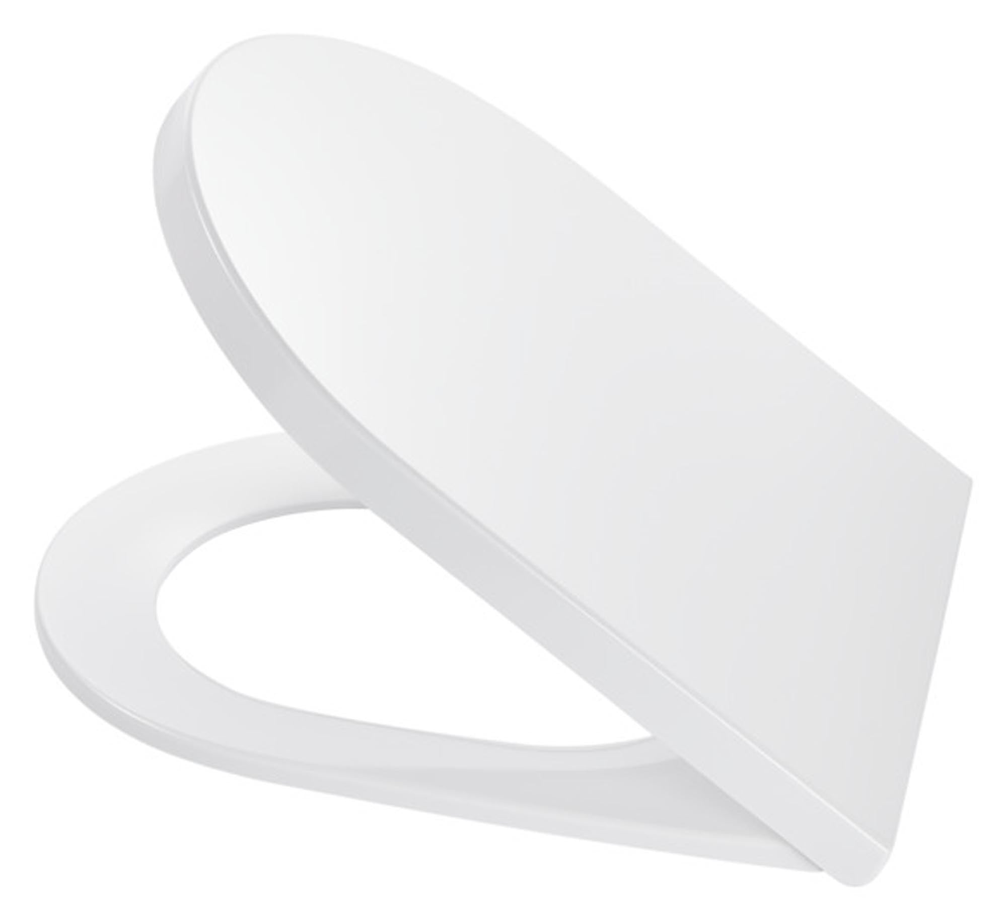 Entdecken Sie den DIAQUA WC Sitz Rouen Slow Motion in Weiß – elegant, hygienisch und mit langsamer Absenkfunktion für Ihr modernes Badezimmer.