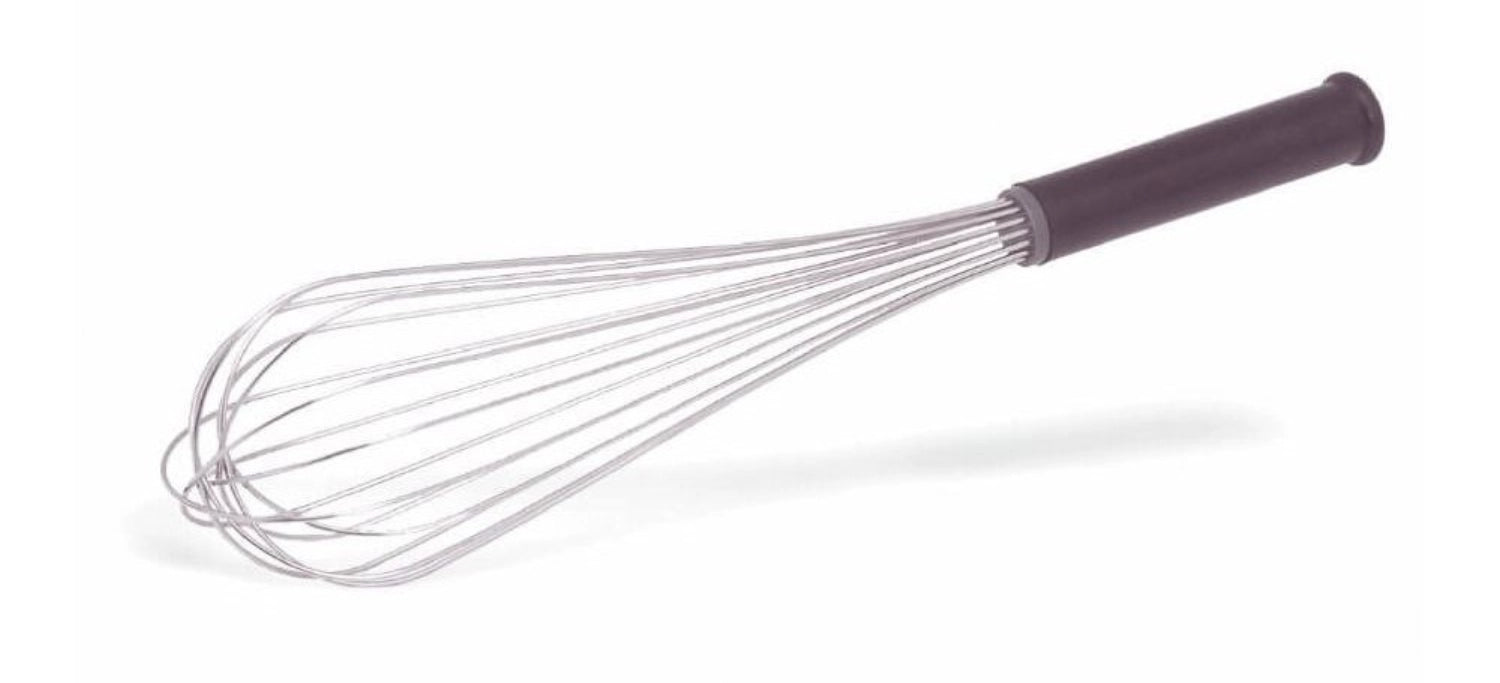 Whisk 30 cm with anti-slip handle, 2 mm wire, 8 wires