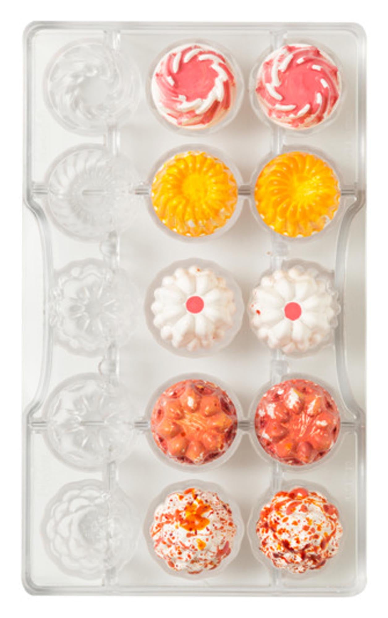 Entdecken Sie die DECORA Profi-Pralinen-Schokoladenform Sommer 15er, ideal für kreative Schokoladenliebhaber. Perfekte Pralinen in ansprechenden Sommerformen!