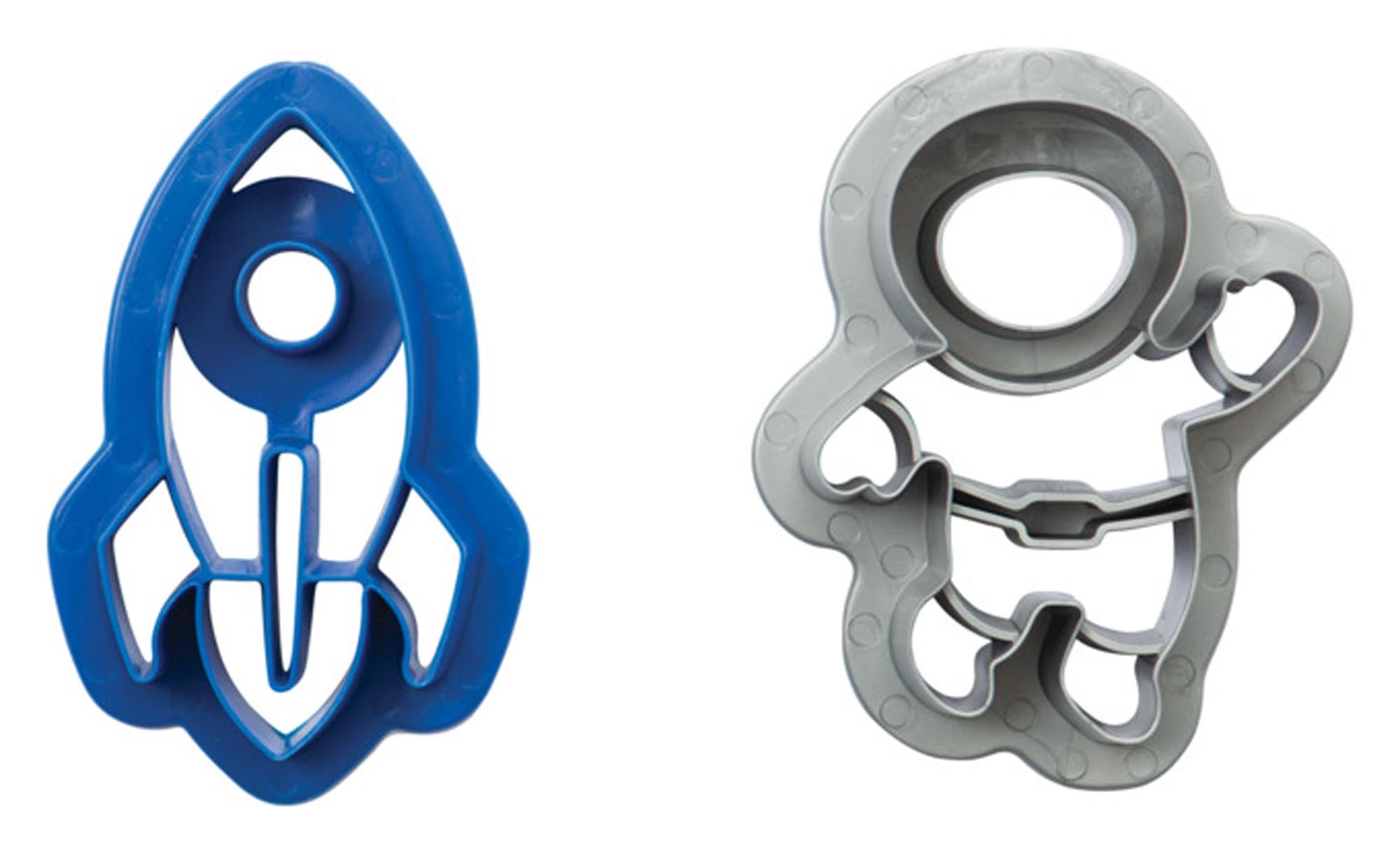 Entdecken Sie die DECORA Ausstecher Weltraum Space 2er Set für kreative Kekse und Tortendekorationen. Ideal für Weltraum-Mottopartys!