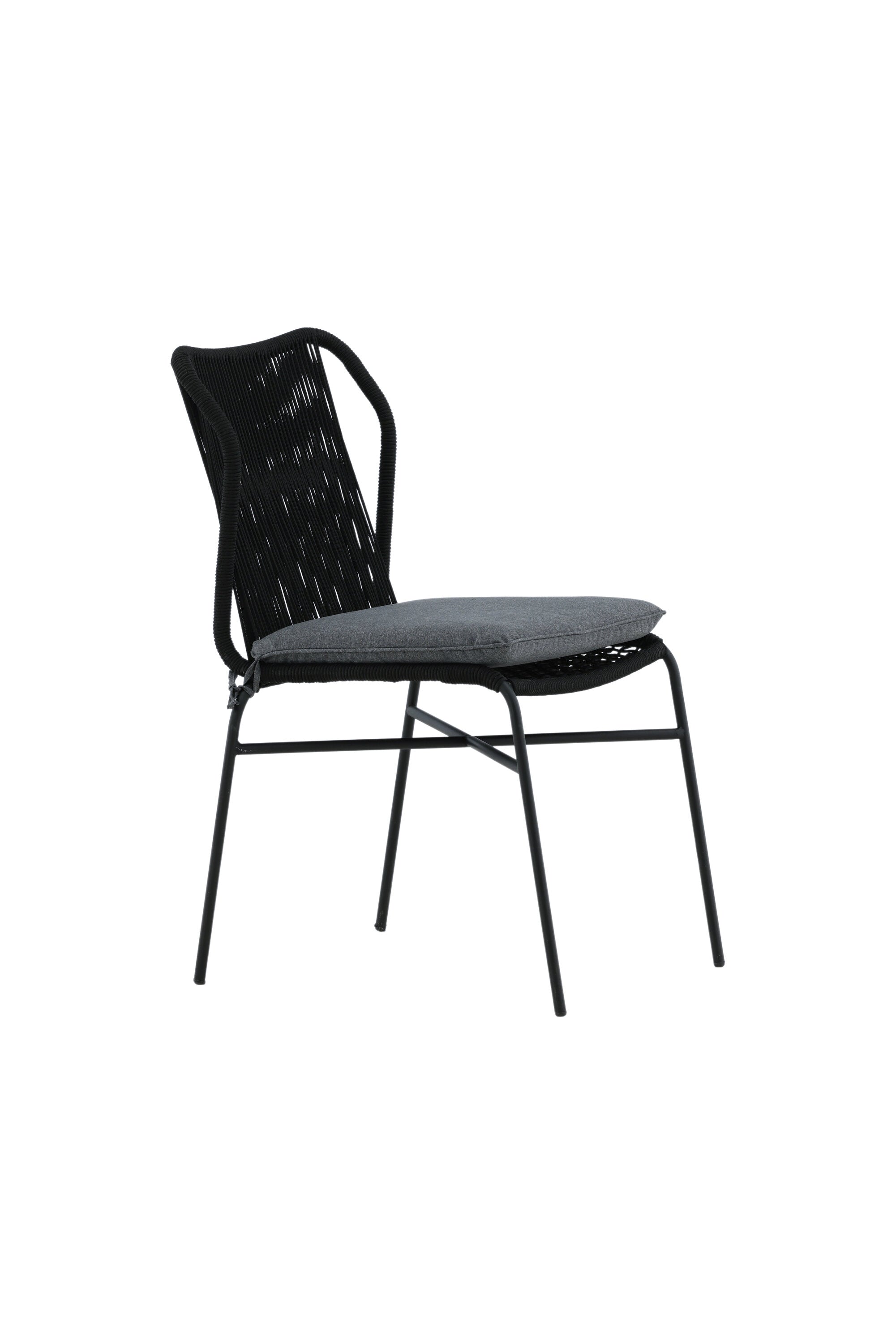 Julian Gartenstuhl in Schwarz präsentiert im Onlineshop von KAQTU Design AG. Gartenstuhl ist von Venture Home