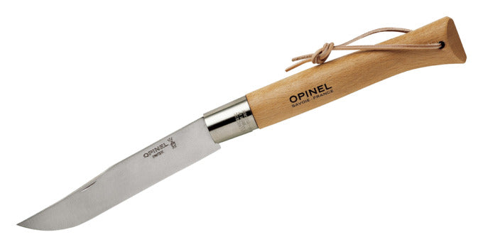 OPINEL Messer Nr. 13 Edelstahl Buchenholzgriff Übergrösse in Karton-Box 22 cm in präsentiert im Onlineshop von KAQTU Design AG. Küchenmesser ist von OPINEL