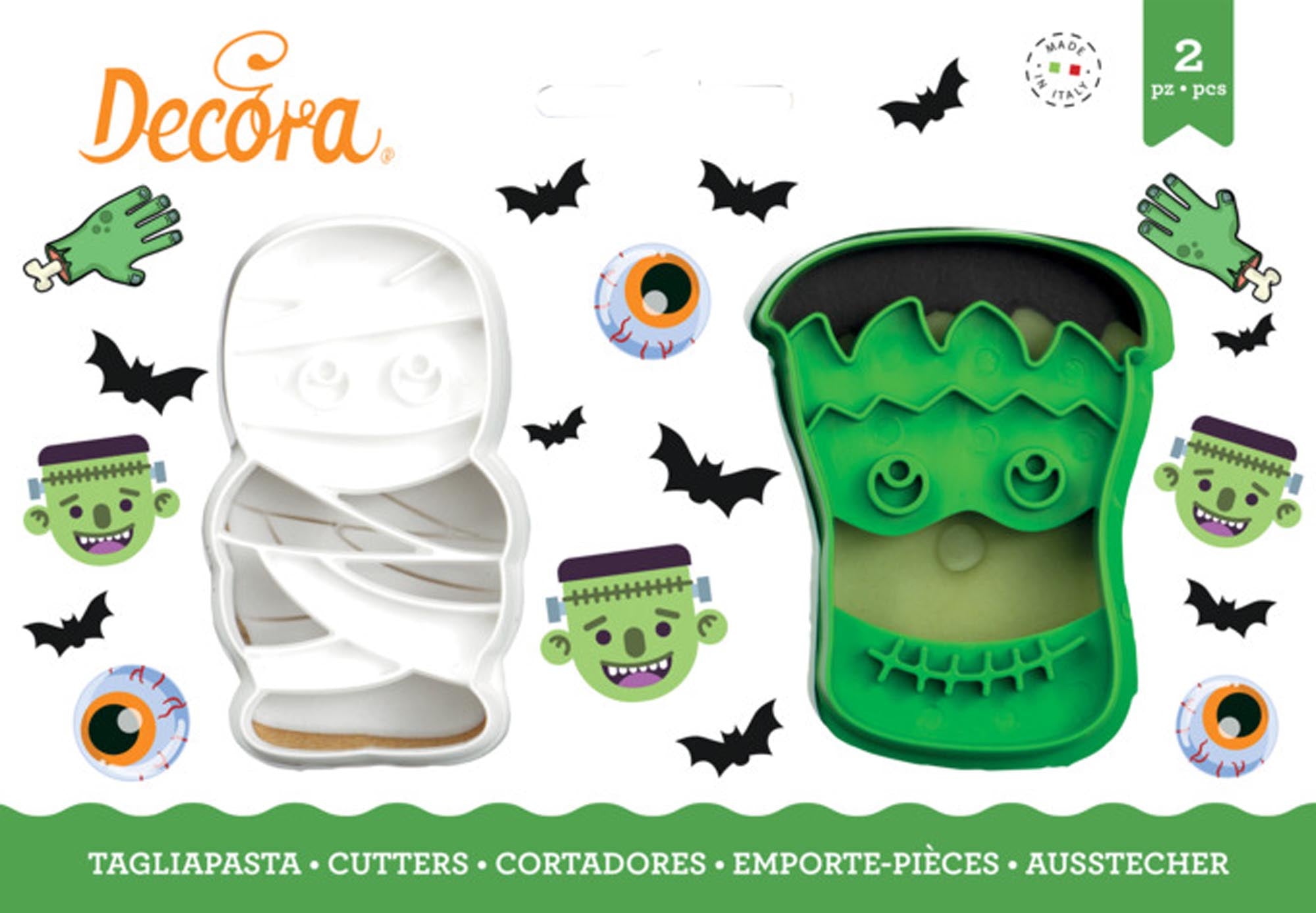 Entdecken Sie die DECORA Ausstecher 2er Monster für kreative Kekse! Ideal für Halloween und Kindergeburtstage. Hochwertig, langlebig und vielseitig einsetzbar.