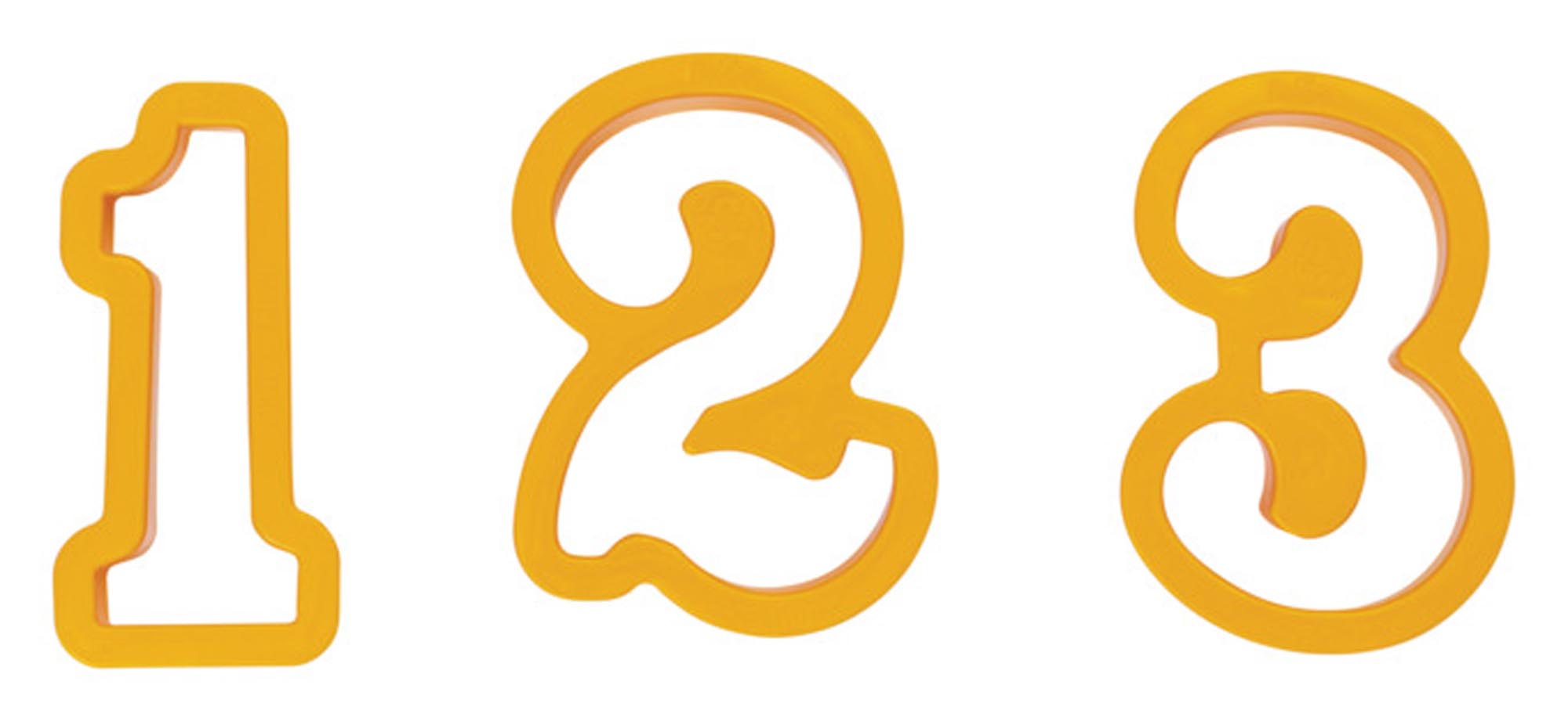 Riesen Zahlen Ausstecher von DECORA: Edelstahl, langlebig, ideal für kreative Kuchen und Jubiläen. Perfekt für Hobbybäcker!