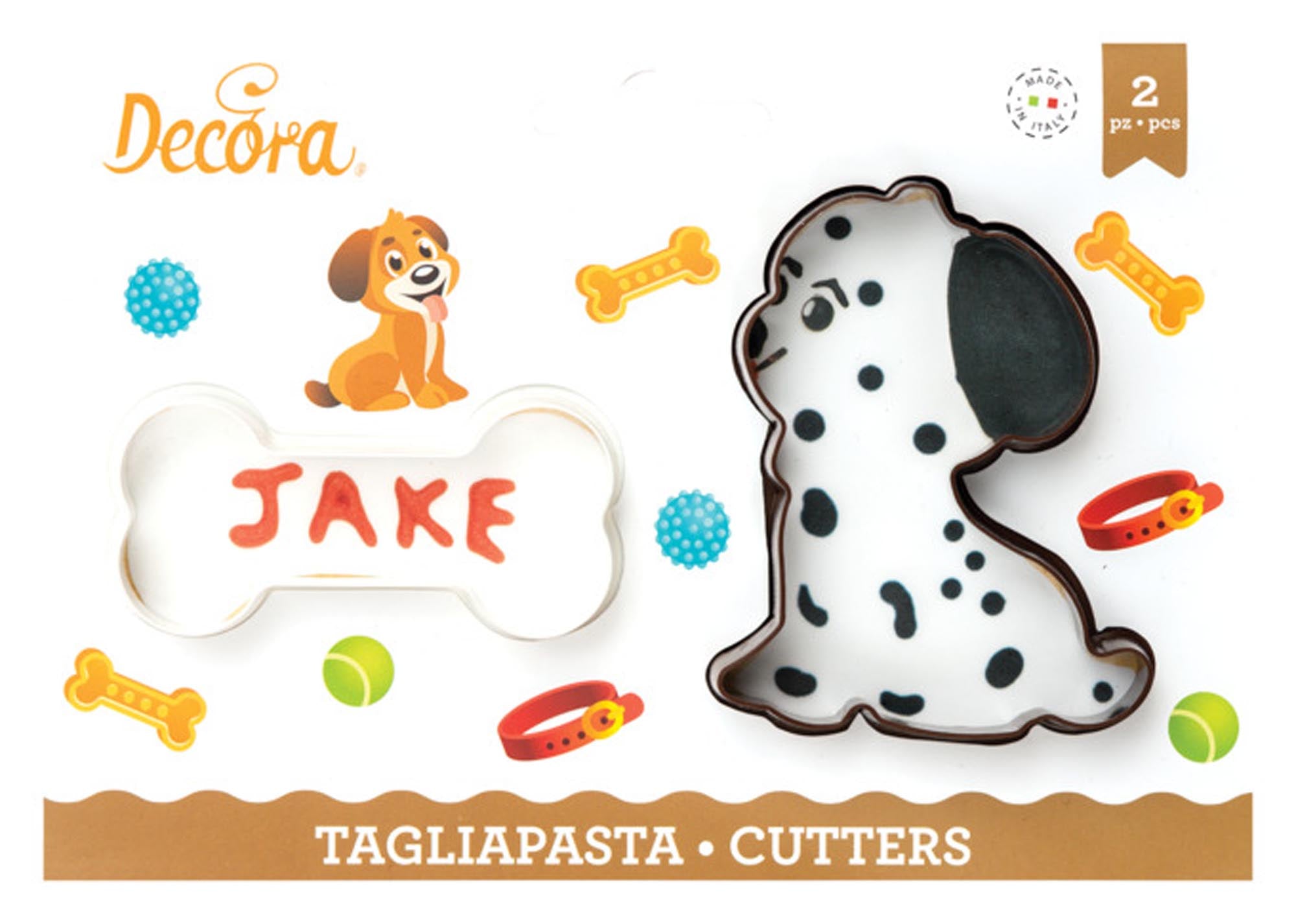 Entdecken Sie das DECORA Ausstecher-Set "Hund & Knochen"! Ideal für kreative Hundekekse, aus langlebigem Edelstahl für Backspaß und Freude.