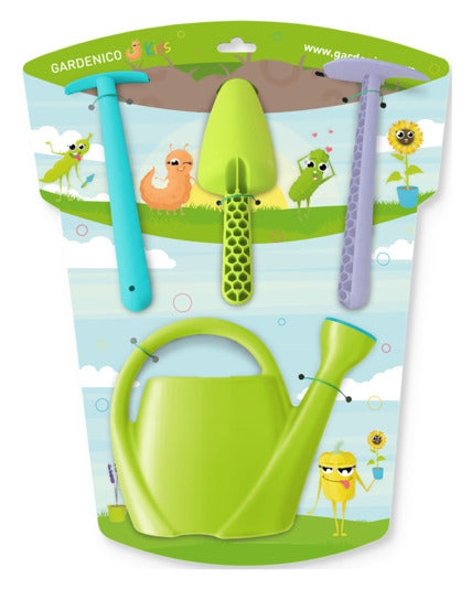 GARDENICO KIDS Kinder-Pflanzset klein mit Blumentöpfen in präsentiert im Onlineshop von KAQTU Design AG. Gartenpflege ist von GARDENICO