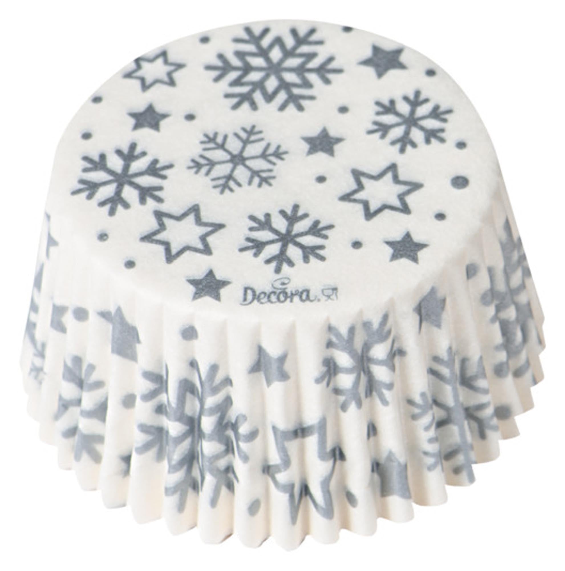 Festliche Papier-Backförmchen von DECORA, ideal für Muffins & Cupcakes. 36 Stück, ø 5x3.2 cm, fett- & wasserabweisend.