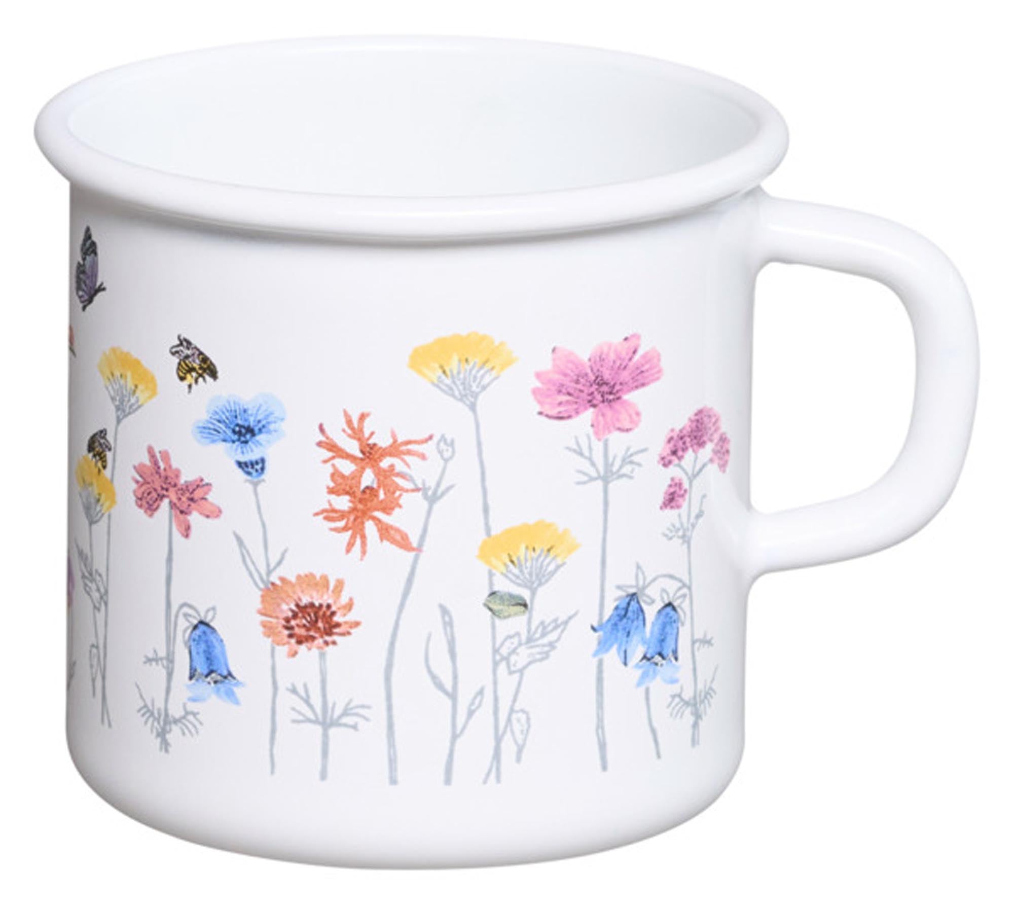 Entdecken Sie die RIESS Tasse Flora 0.375 l – stilvolles Glas, florales Design, perfekte Wärmeisolierung für Kaffee und Tee.