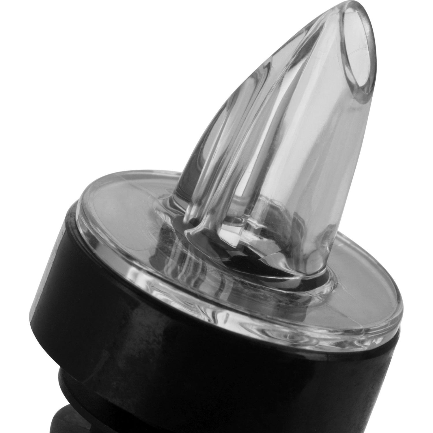 4 pièces. Becs Jet-Pour transparents