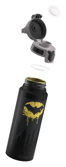 Entdecke die SIGG Trinkflasche WMB Batman Tag 1 l – die perfekte Kombination aus Stil und Funktionalität für Batman-Fans! Robust, leicht und BPA-frei.