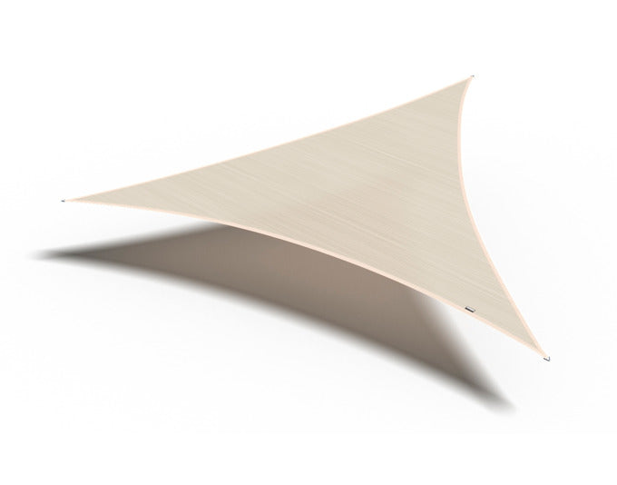 PLATINUM SUN & SHADE Sonnensegel Coolfit Triangle sand 360x360x360 cm in präsentiert im Onlineshop von KAQTU Design AG. Sonnenschirm ist von PLATINUM SUN & SHADE