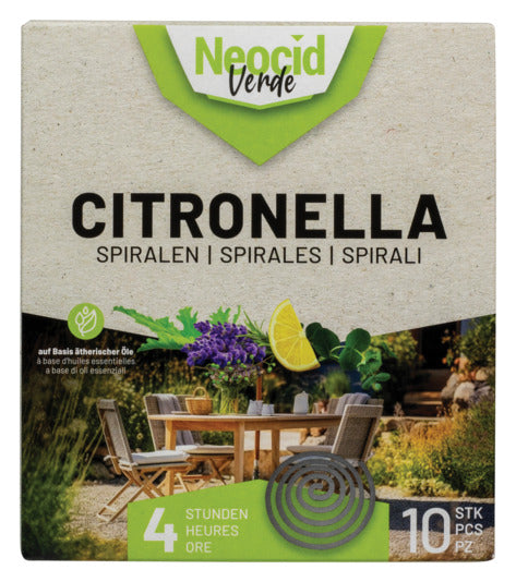 NEOCID Citronella Spiralen in  präsentiert im Onlineshop von KAQTU Design AG. Insektenabwehr ist von NEOCID VERDE