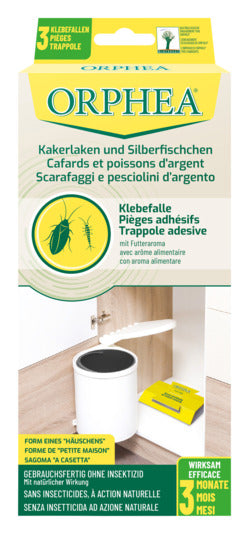 ORPHEA Silberfischchenfalle und Kakerlaken in präsentiert im Onlineshop von KAQTU Design AG. Insektenabwehr ist von ORPHEA