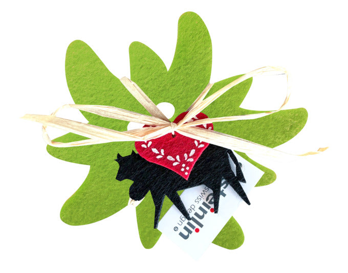 Entdecken Sie die stilvollen STEINLIN Untersetzer Edelweiss in grün – 4 Stück aus robustem Filz, idealer Schutz für Ihre Oberflächen.