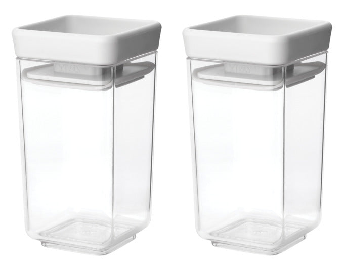 BRABANTIA Vorratsdosen Set Tasty+ 2-teilig dark grey 2x0.15 l in präsentiert im Onlineshop von KAQTU Design AG. Aufbewahrungsdose ist von BRABANTIA