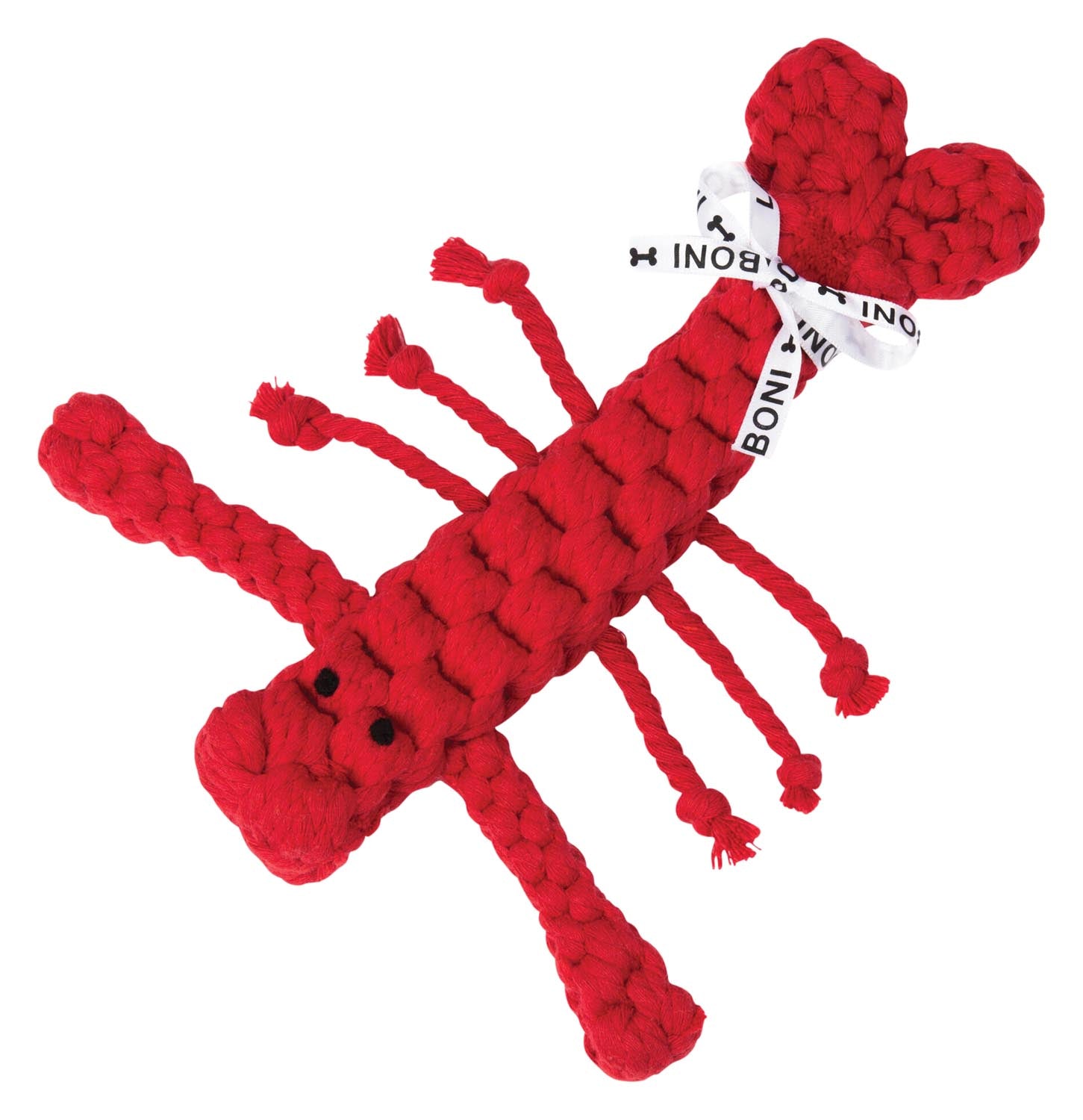 Entdecken Sie Hugo Hummer von Laboni – ein langlebiges Hundespielzeug aus 100% Baumwolle, ideal zum Kauen, Zerren und Apportieren. Fördert Zahngesundheit!