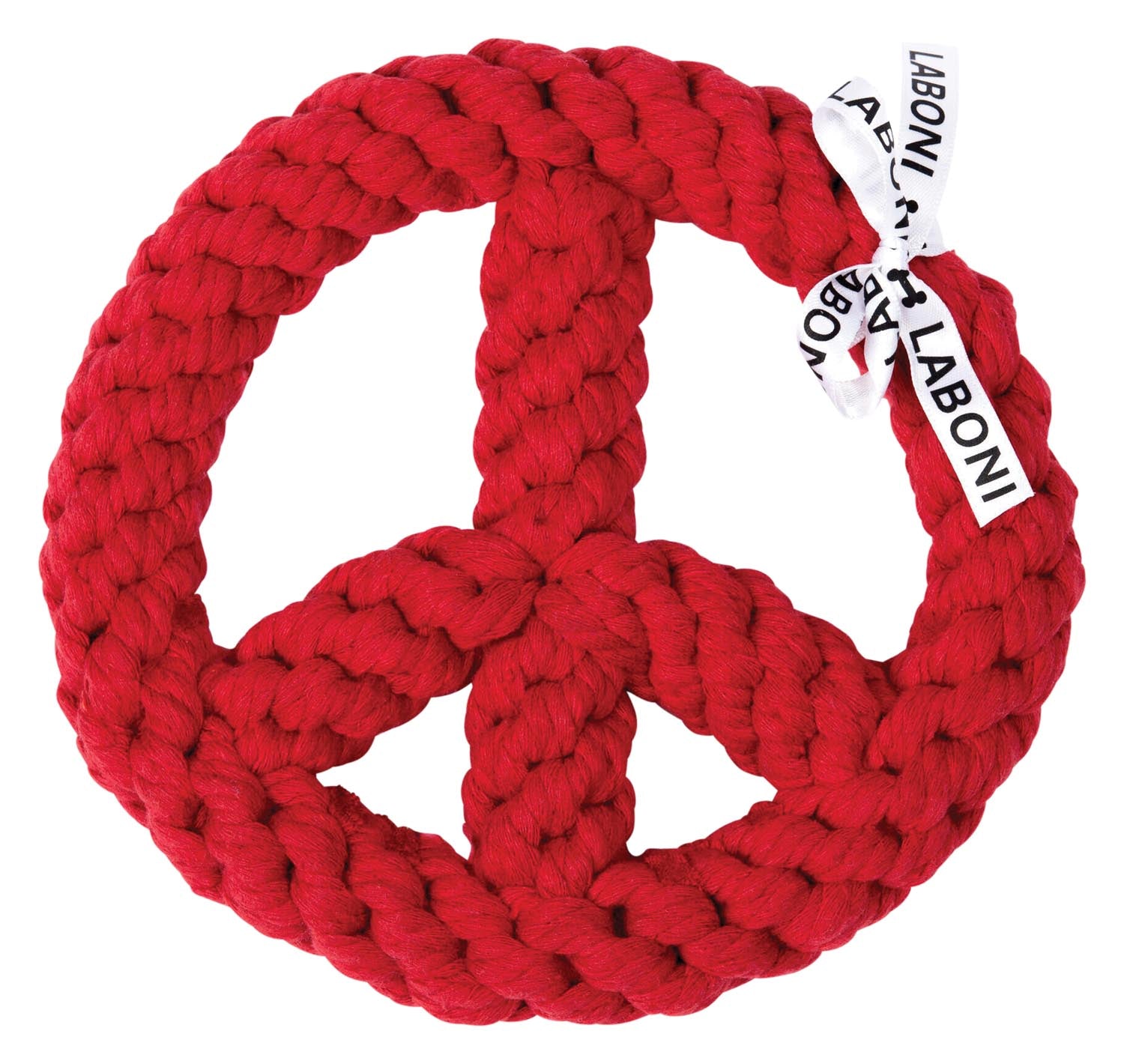 Entdecken Sie das LABONI Spielzeug Paula Peace aus 100% Baumwolle. Sicher, langlebig und ideal für aktives Spielen mit Ihrem Hund. Jetzt kaufen!