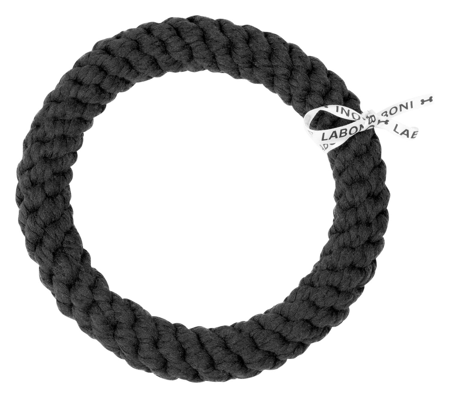 Entdecken Sie den LABONI Ringo Ring aus 100% Baumwolle – ein langlebiges, sicheres Hundespielzeug für Spiel, Spaß und Zahngesundheit!