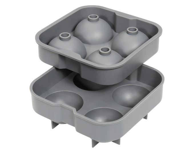 CILIO Eiskugelform Quattro 4er Silikon 3D Optik ø 4.5 cm 12x12x5.5 cm in präsentiert im Onlineshop von KAQTU Design AG. Barzubehör ist von CILIO