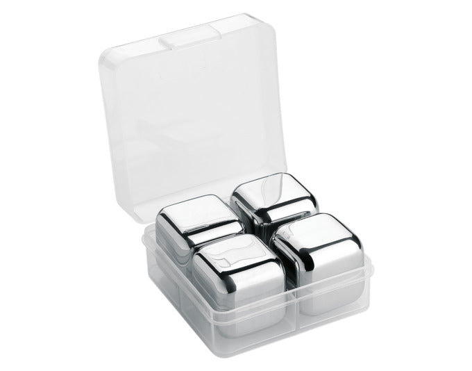 CILIO Kühlwürfel Steel 4 Stück im Set Edelstahl poliert 2.5x2.5x2.5 cm in präsentiert im Onlineshop von KAQTU Design AG. Barzubehör ist von CILIO