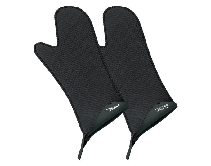 SPRING Topfhandschuh Grips lang schwarz 2 Stück 33x15 cm in  präsentiert im Onlineshop von KAQTU Design AG. Backutensilien ist von SPRING