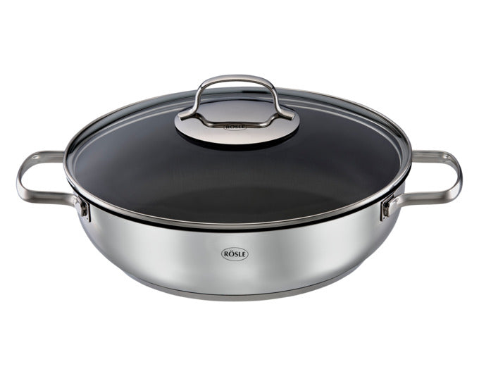 RÖSLE Servierpfanne Elegance Keramik ProCera ø 28 cm in  präsentiert im Onlineshop von KAQTU Design AG. Topf ist von RÖSLE