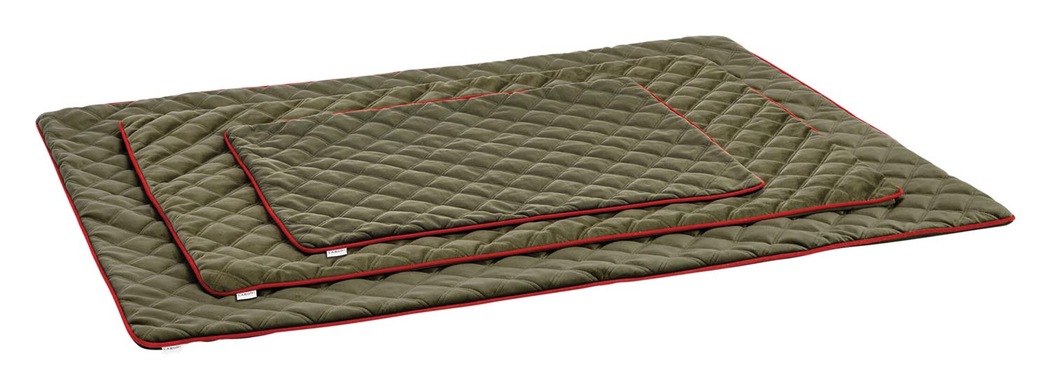 Verwöhnen Sie Ihren Hund mit der luxuriösen LABONI Decke Oxford Olive M. Stilvolles Design, rutschfeste Unterseite und hypoallergene Materialien sorgen für höchsten Komfort.