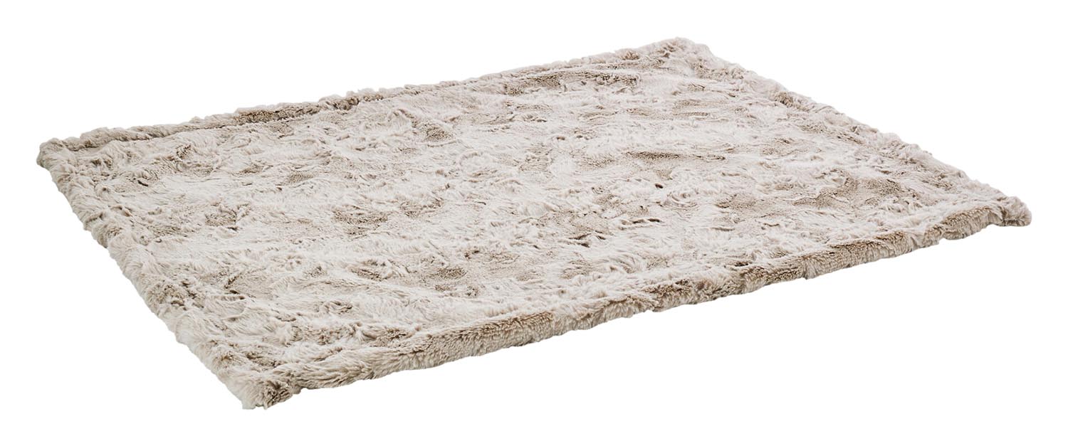 Entdecken Sie die LABONI Decke Cozy Beige S – ein luxuriöses, hypoallergenes Accessoire für kleine Hunde, ideal für Komfort und Stil.