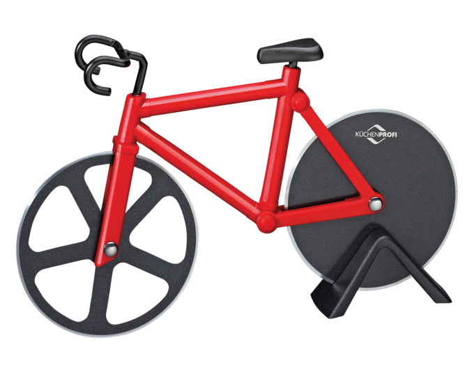 KÜCHENPROFI Pizzaschneider Bike Edelstahl Kunststoff 18.5x3.5x11.5 cm in präsentiert im Onlineshop von KAQTU Design AG. Pizza ist von KÜCHENPROFI