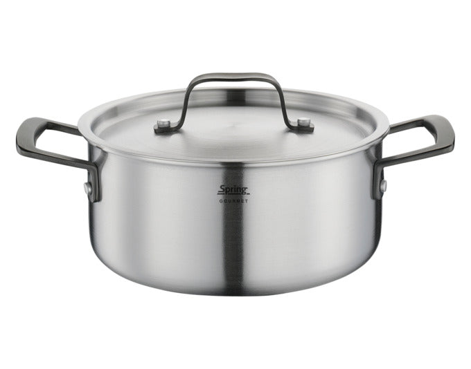 SPRING Bratentopf Gourmet Black 2.7 l ø 20x9 cm in  präsentiert im Onlineshop von KAQTU Design AG. Topf ist von SPRING