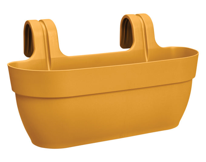 ELHO Balkonkasten Vibia Campana easy hanger large honig gelb in präsentiert im Onlineshop von KAQTU Design AG. Pflanzentopf Outdoor ist von ELHO