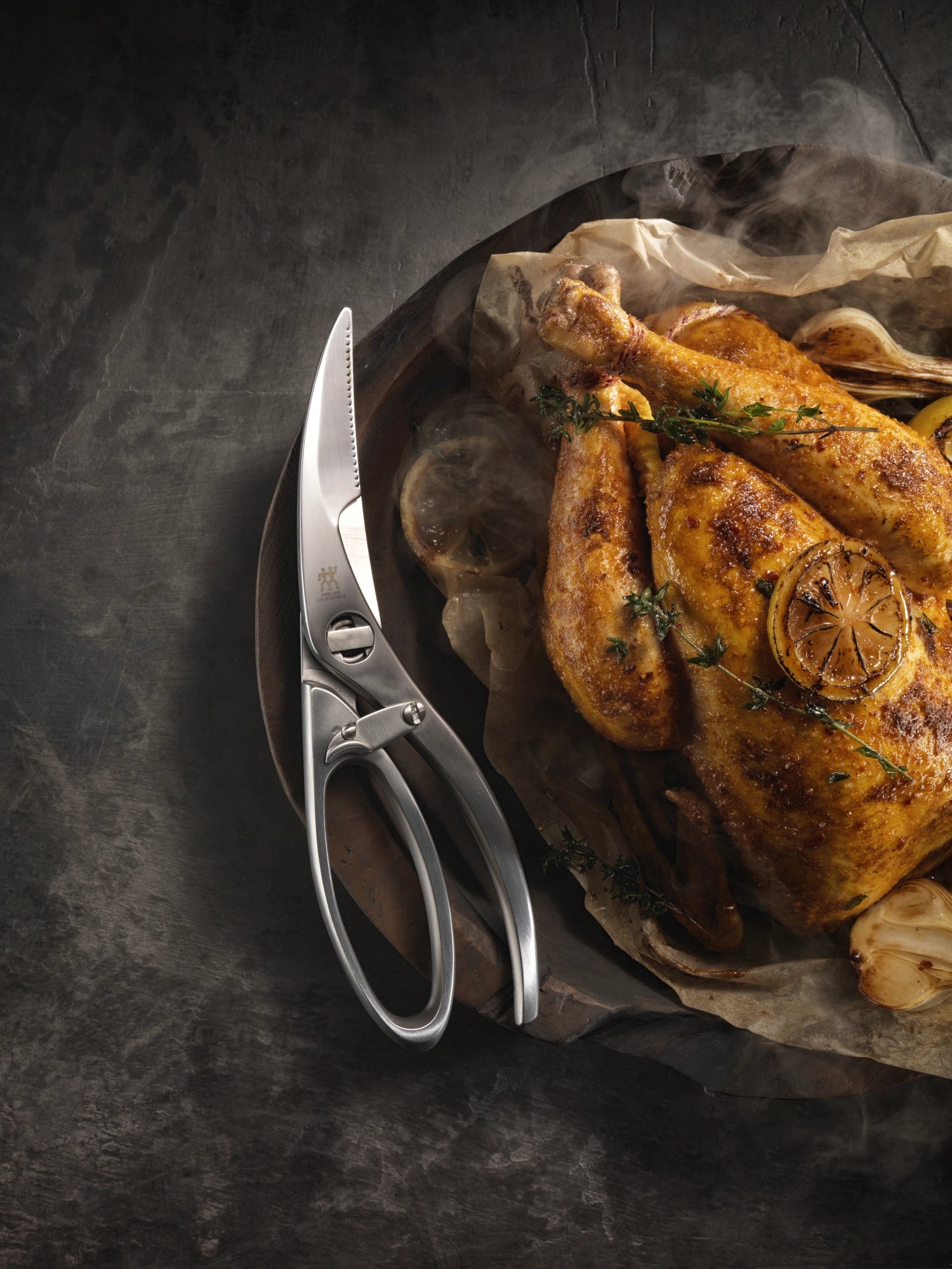 Ciseaux de volaille avec ongle de levage