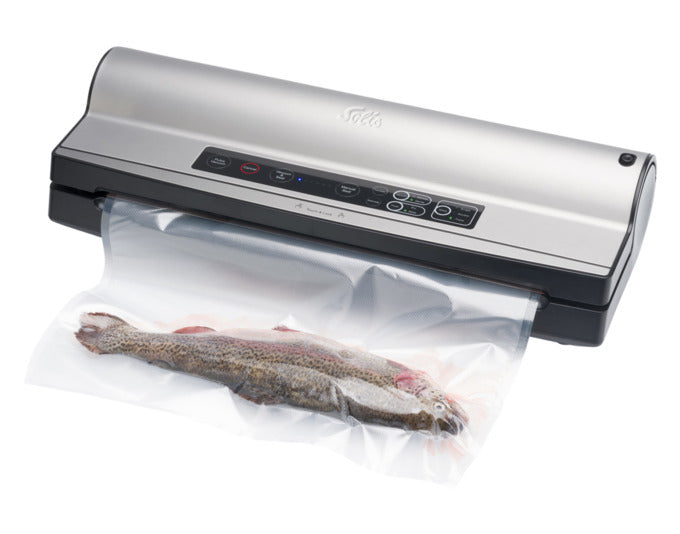 Entdecken Sie das SOLIS Vakuumiergerät Vac Prestige Maxi Typ 5706 – Ihr perfekter Partner für frische Lebensmittel, ideal für Küche und unterwegs!