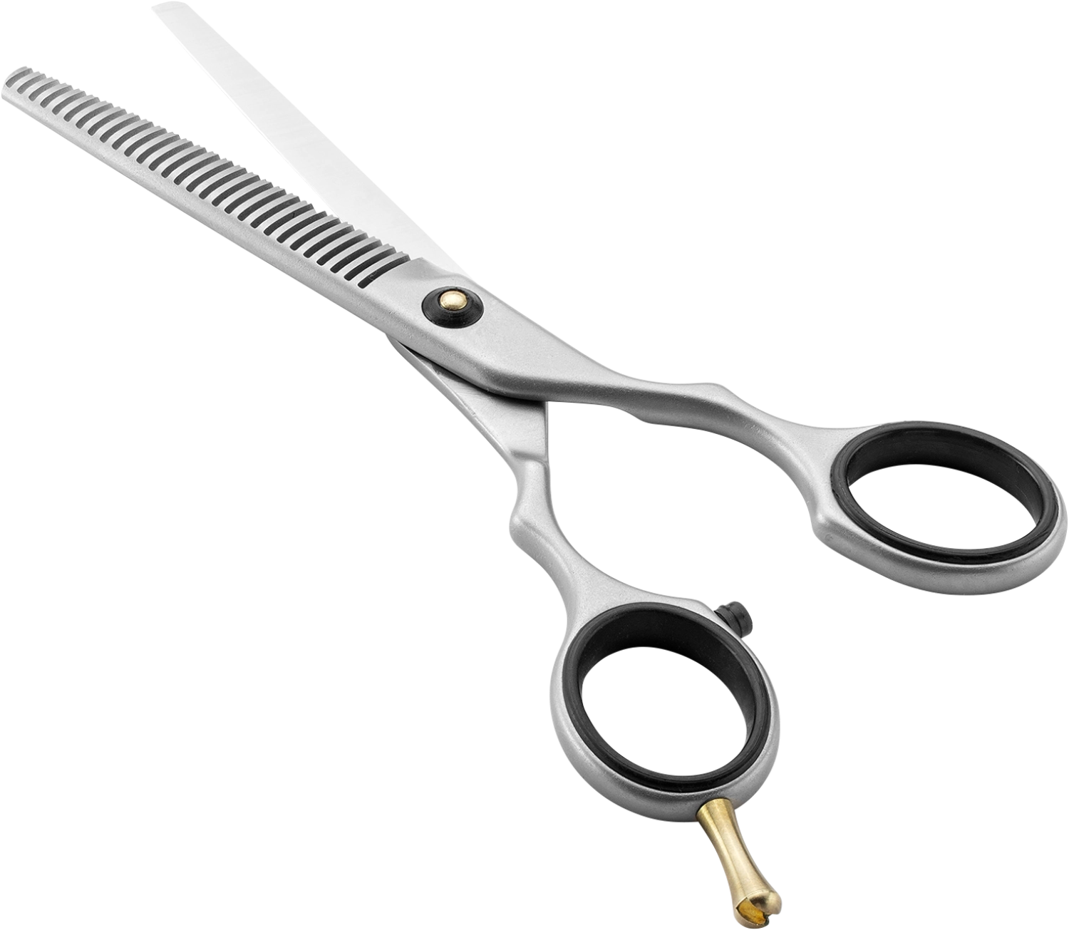 Die Zwilling Beauty Effilierschere (140mm) vereint elegantes Design und Funktionalität für präzises Haarstyling und Langlebigkeit.