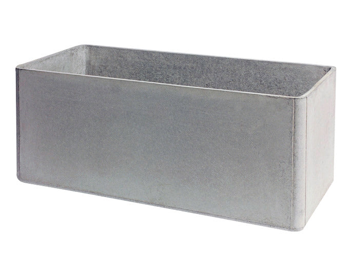 SWISSPEARL Pflanzengefäss Delta grau 100x45x45 cm in  präsentiert im Onlineshop von KAQTU Design AG. Blumentopf ist von SWISSPEARL